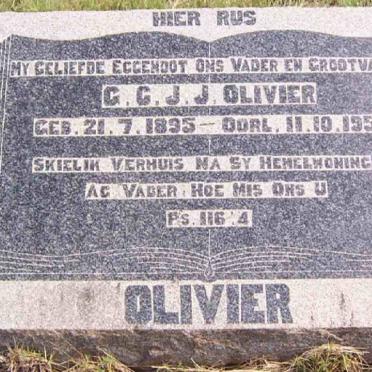 OLIVIER G.C.J.J. 1895-1950
