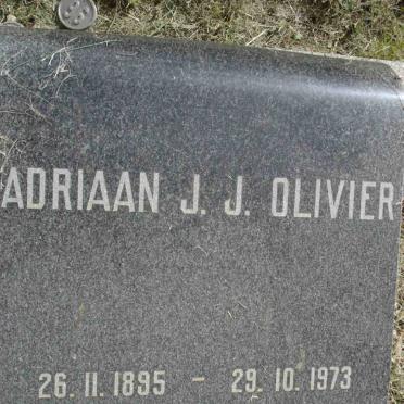 OLIVIER Adriaan J.J. 1895-1973