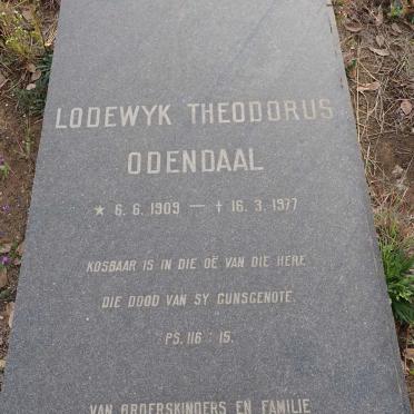 ODENDAAL Lodewyk Theodorus 1909-1977