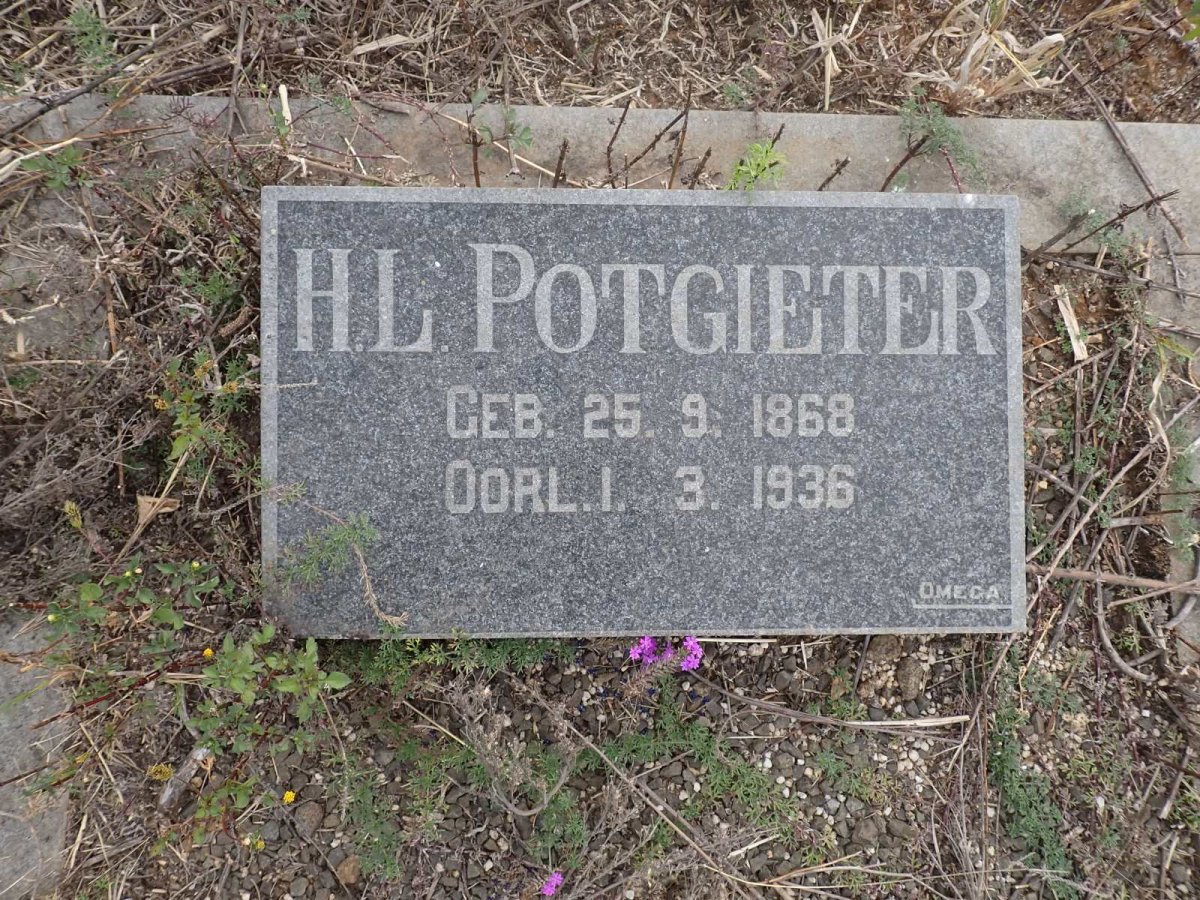 POTGIETER H.L. 1868-1936