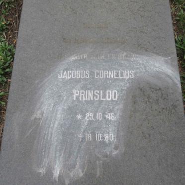 PRINSLOO Jacobus Cornelius 1946-1980