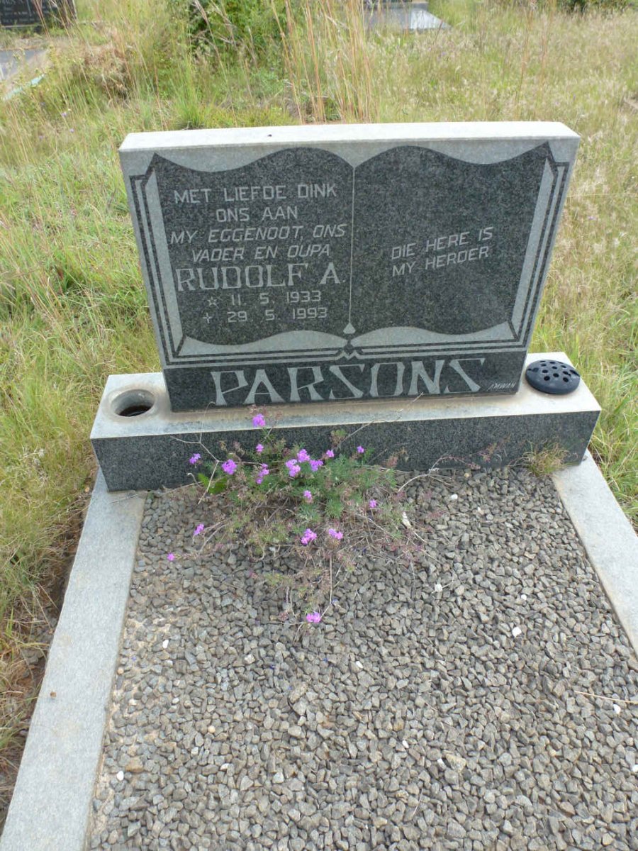 PARSONS Rudolf A. 1933-1993