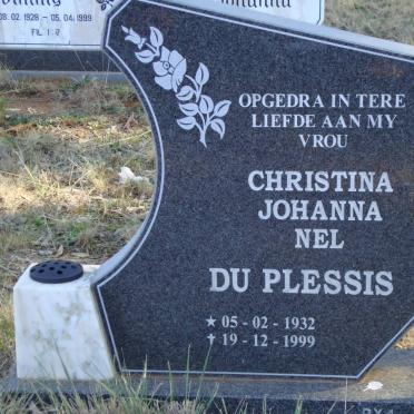 PLESSIS Christina Johanna, du nee NEL1932-1999