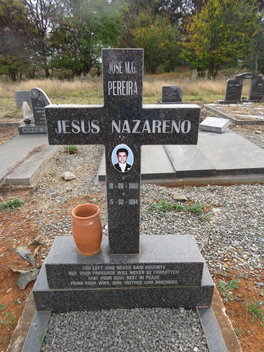 PEREIRA Jose M.G. 1960-1994