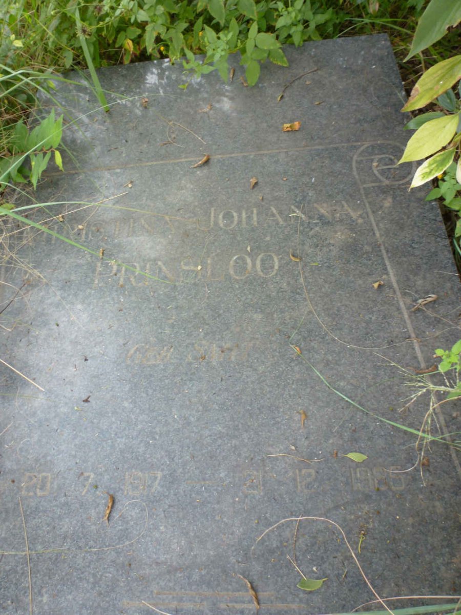 PRINSLOO Christina Johanna nee SMIT 1917-1985