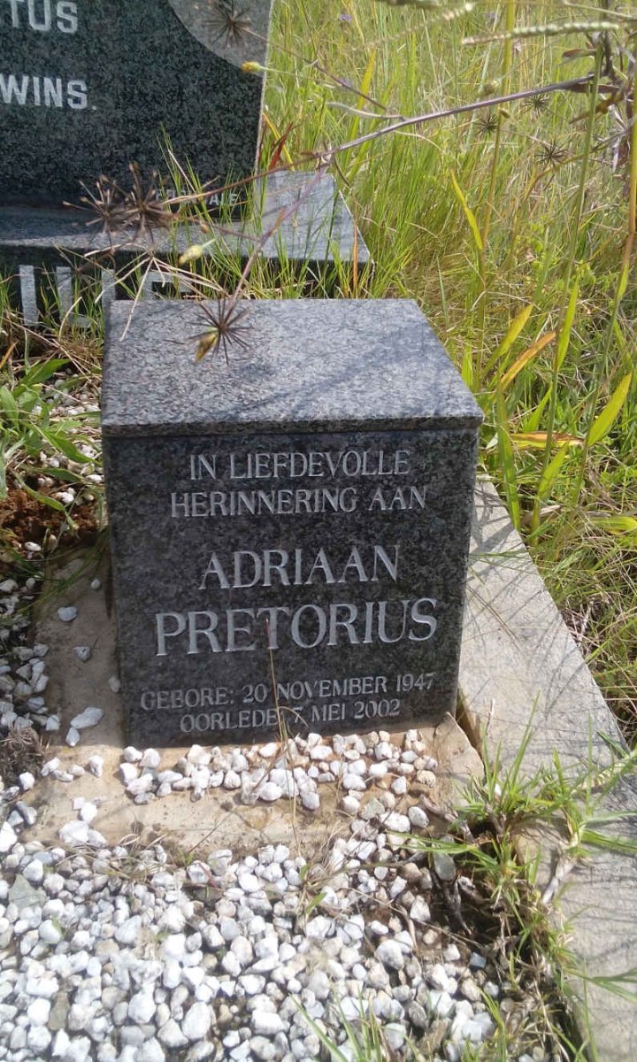 PRETORIUS Adriaan 1947-2002