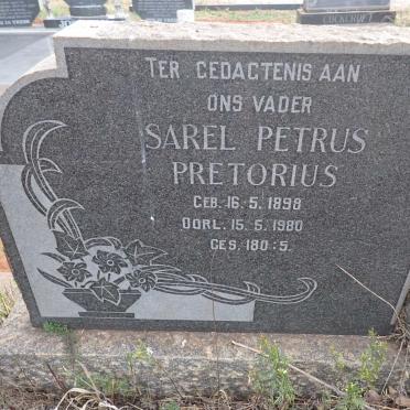PRETORIUS Sarel Petrus 1898-1980