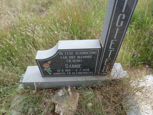 POTGIETER Sannie 1919-1999