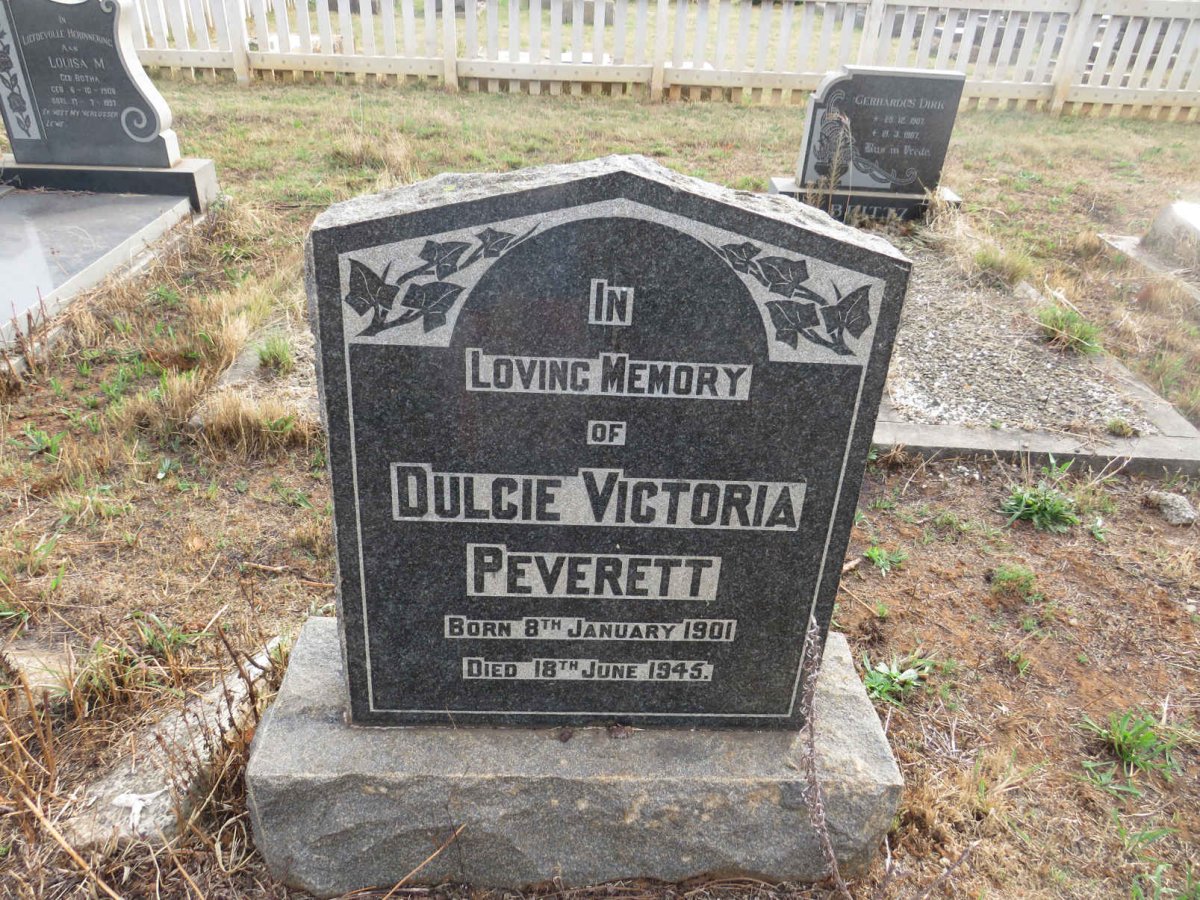 PEVERETT Dulcie Victoria 1901-1945