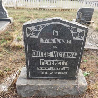 PEVERETT Dulcie Victoria 1901-1945