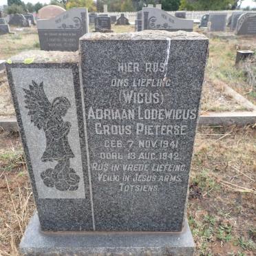 PIETERSE Adriaan Lodewicus Crous 1941-1942