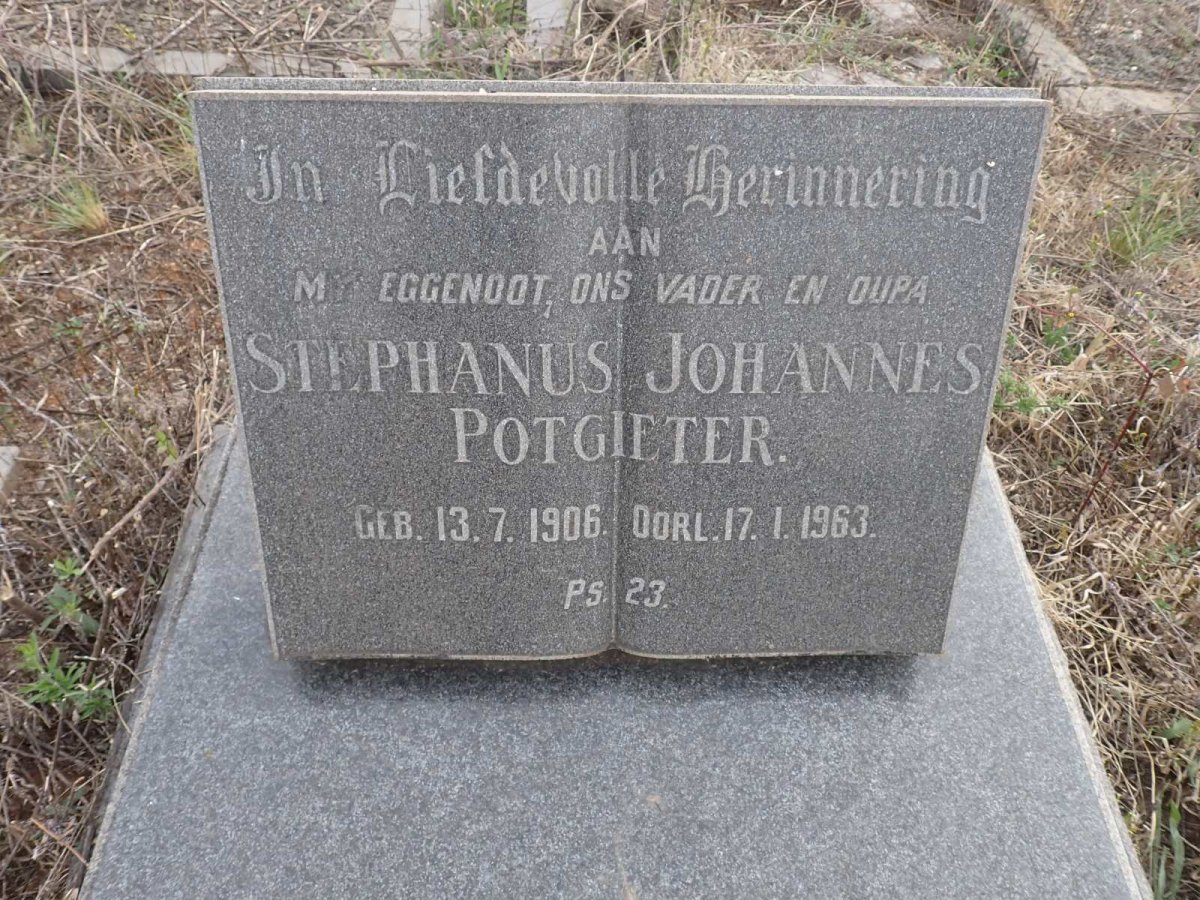 POTGIETER Stephanus Johannes 1906-1963