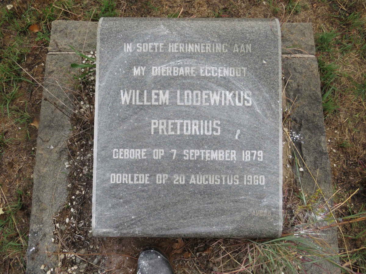 PRETORIUS Willem Lodewikus 1879-1960