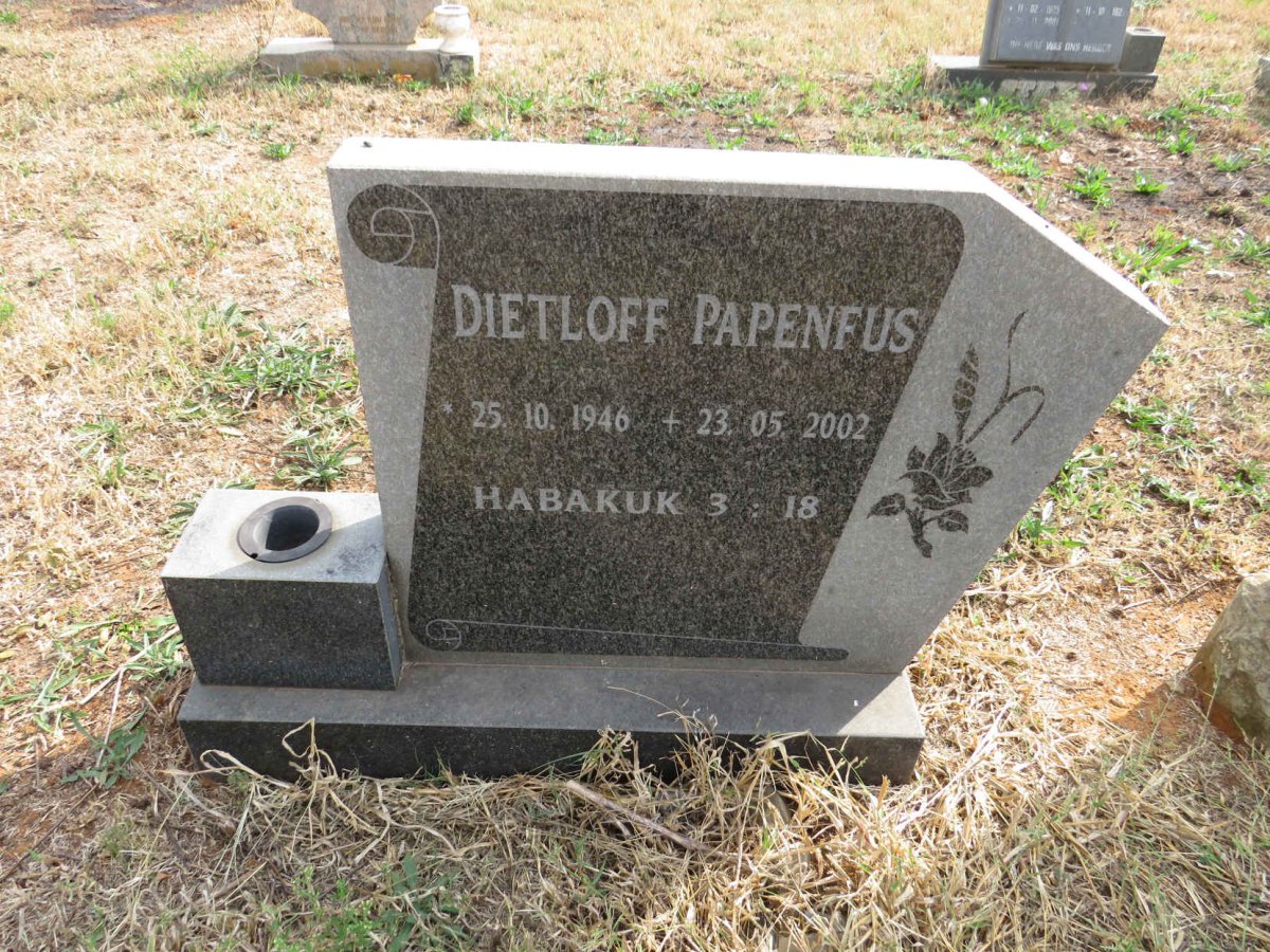 PAPENFUS Dietloff 1946-2002