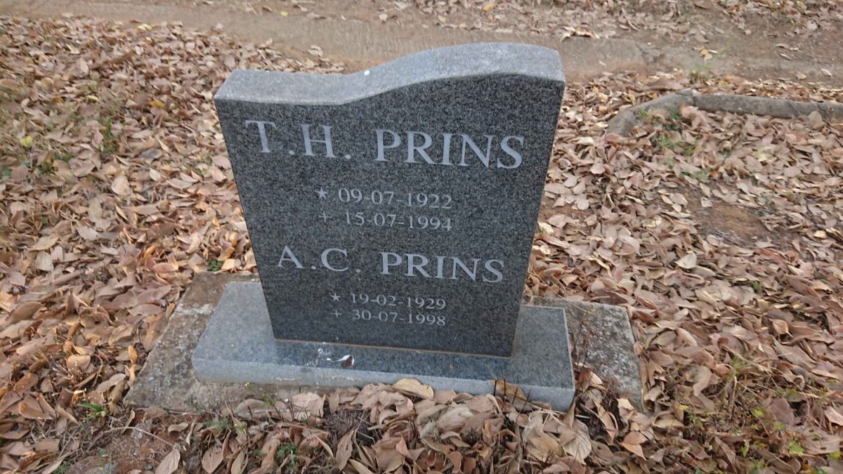 PRINS T.H. 1922-1994 & A.C. 1929-1998