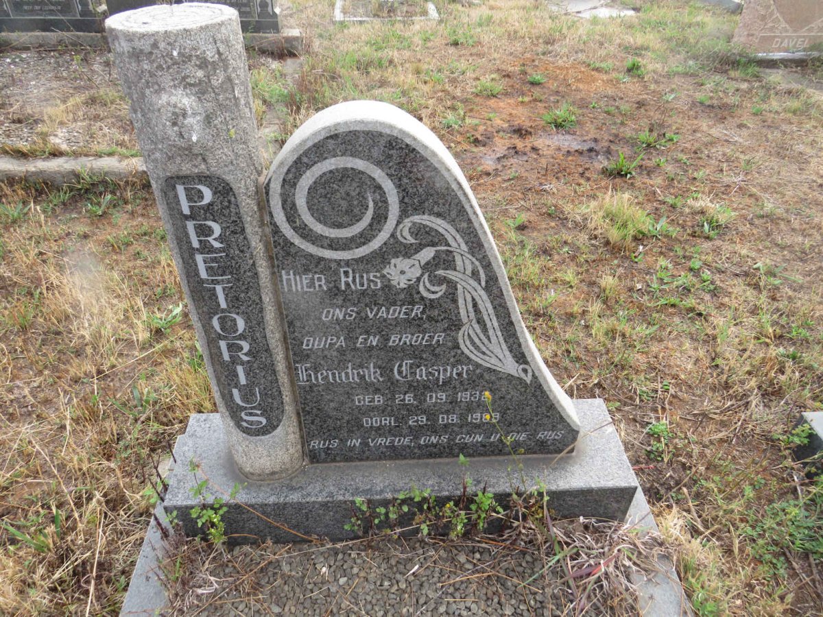 PRETORIUS Hendrik Casper 1932-19??