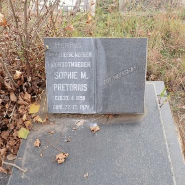 PRETORIUS Sophie M. 1898-1971
