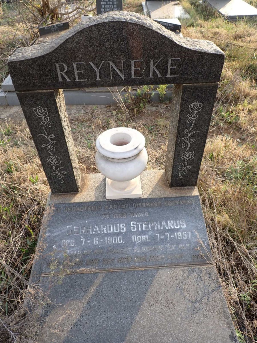 REYNEKE Gerhardus Stephanus 1900-1957
