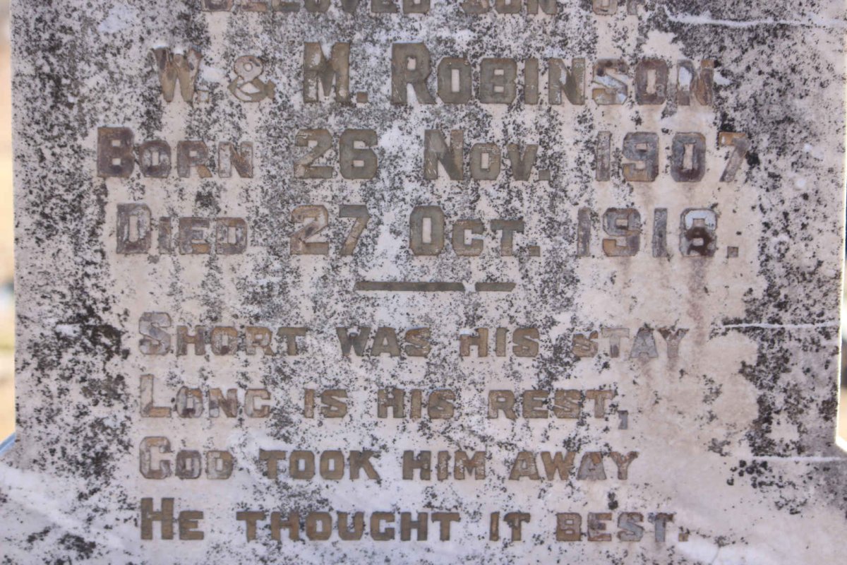 ROBINSON Johnnie 1907-1918 _2