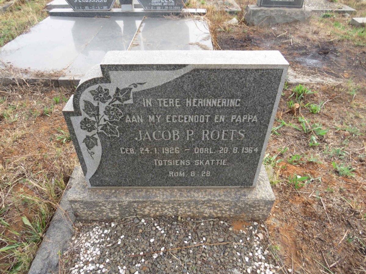 ROETS Jacob P. 1926-1964