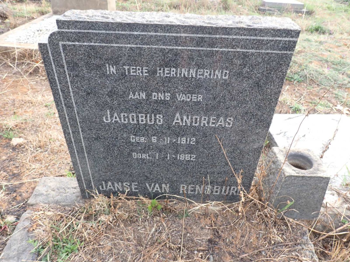 RENSBURG Jacobus Andreas, Janse van 1912-1962