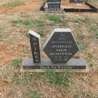 ROOYEN Johan, van 1955-2008