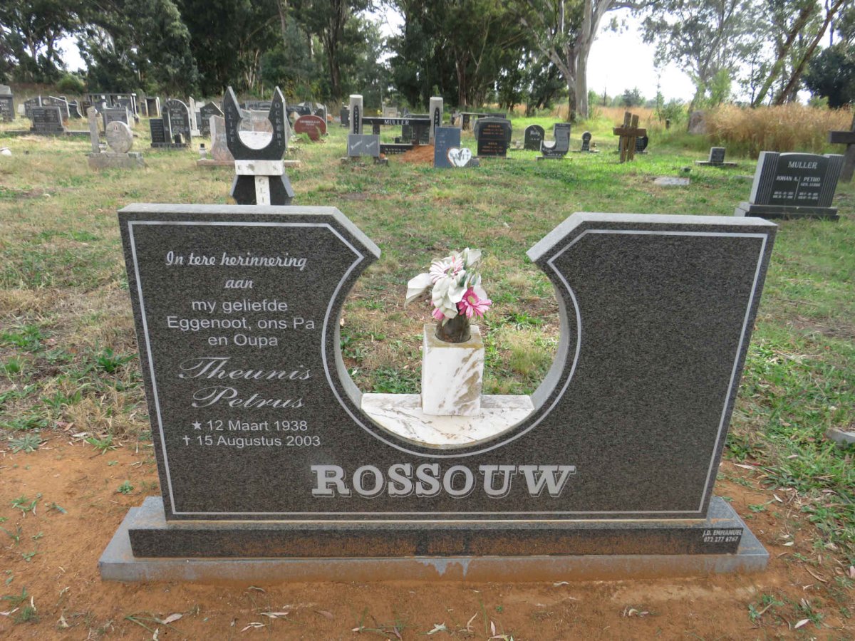 ROSSOUW Theunis Petrus 1938-2003