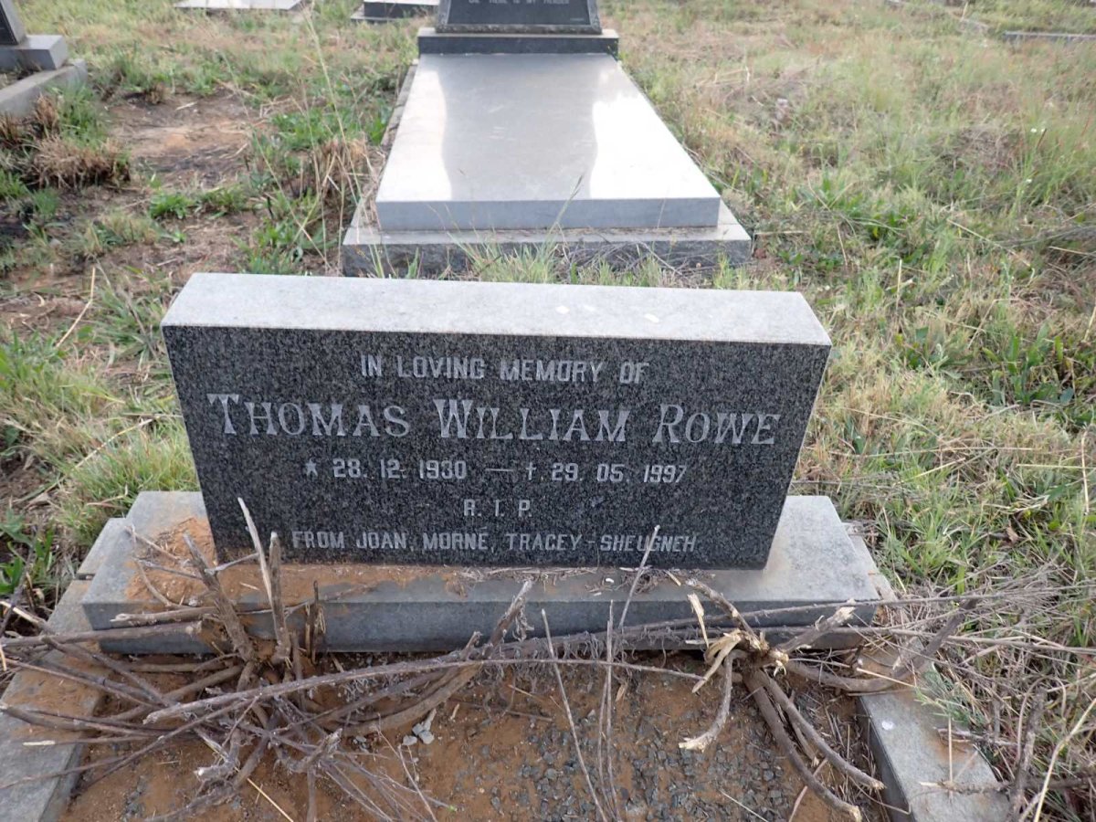 ROWE Thomas William 1930-1997