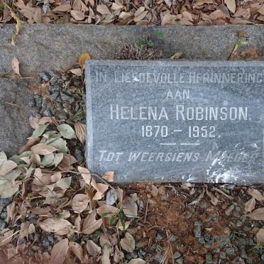 ROBINSON Helena 1870-1952