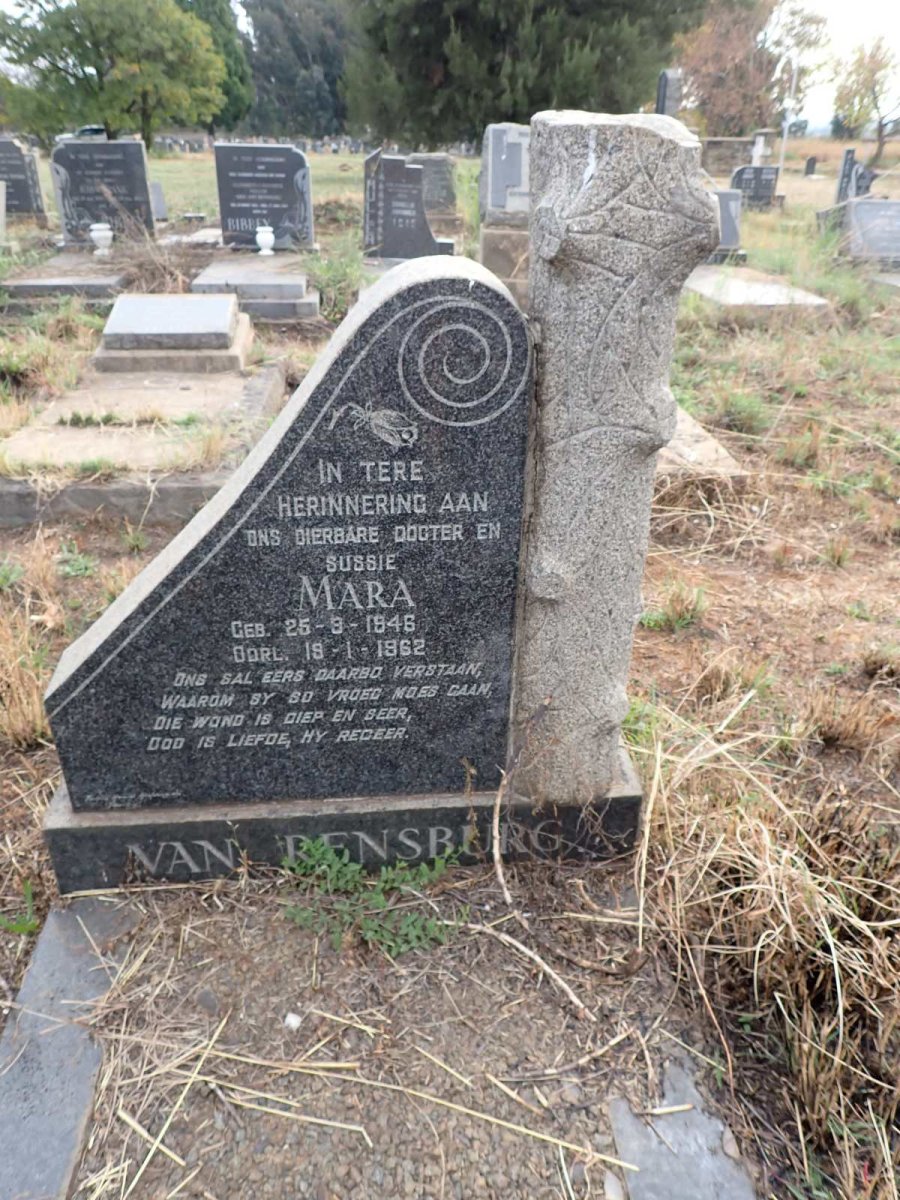 RENSBURG Mara, van 1946-1962