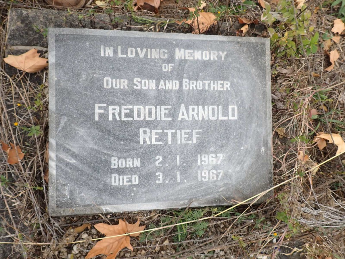 RETIEF Freddie Arnold 1967-1967