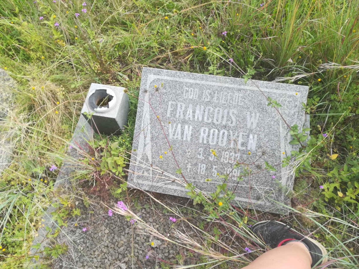 ROOYEN Francois W., van 1932-1991