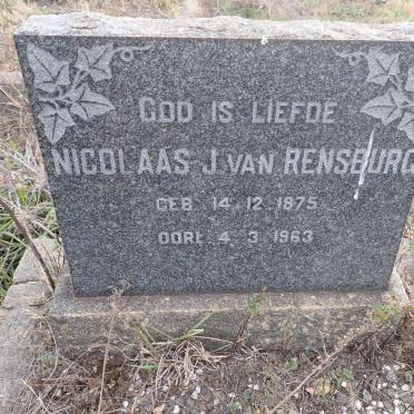 RENSBURG Nicolaas J., van 1875-1963