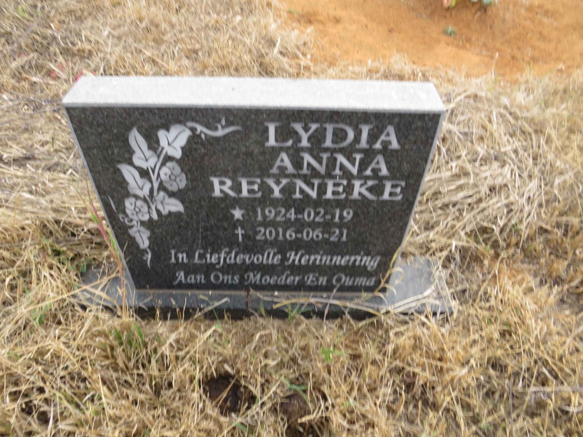 REYNEKE Lydia Anna 1924-2016