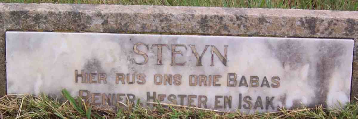 STEYN Renier :: STEYN Hester :: STEYN Isak