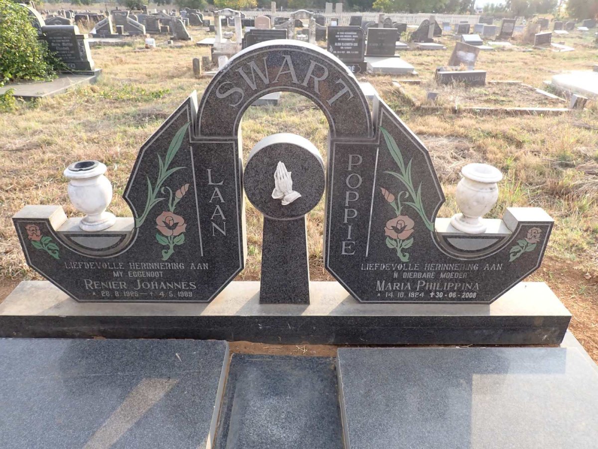 SWART Renier Johannes 1925-1989 & Maria Philippina 1924-2008