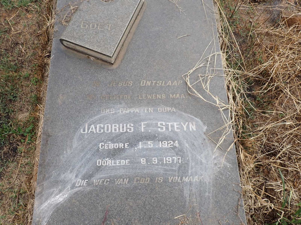 STEYN Jacobus F. 1924-1977
