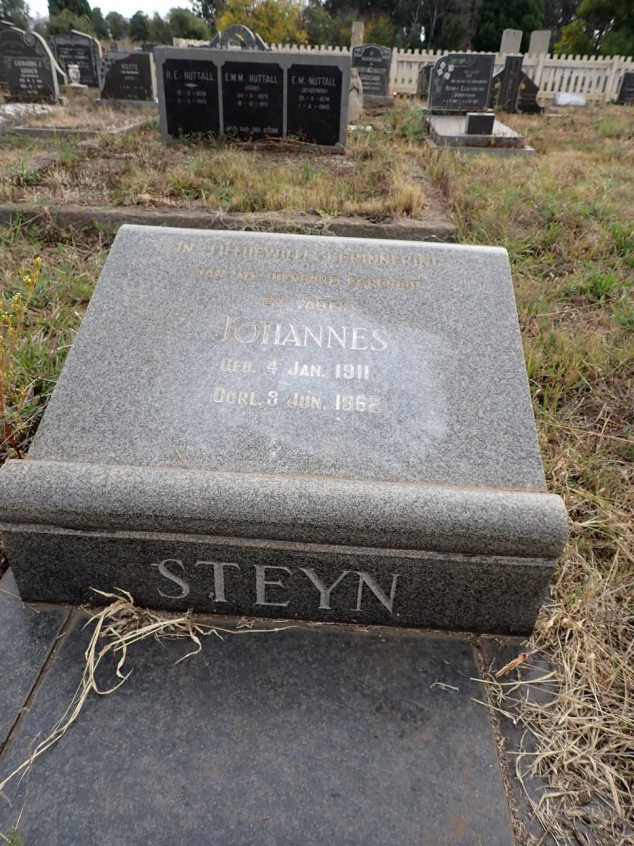 STEYN Johannes 1911-1962