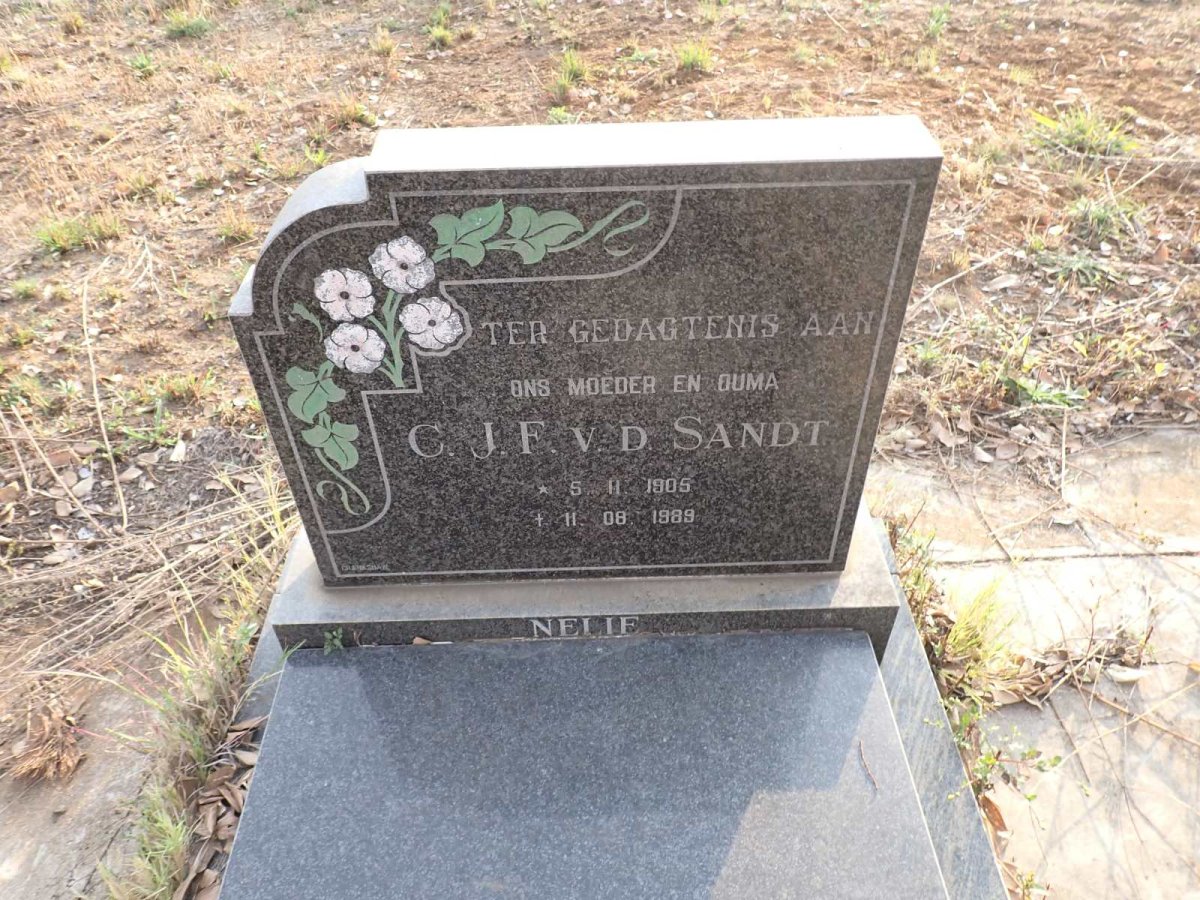 SANDT C.J.F., v.d. 1905-1989