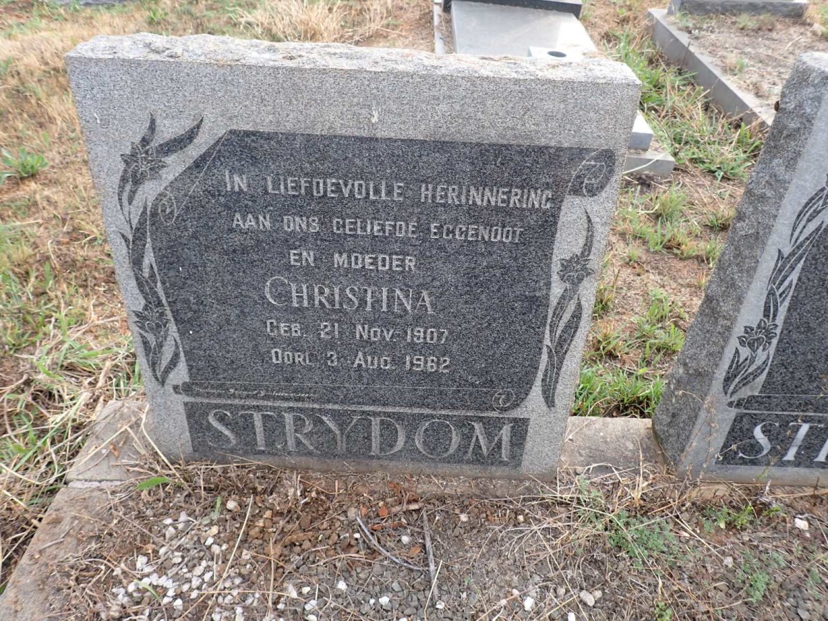 STRYDOM Roelf 1904-1986 & Christina 1907-1962 _1