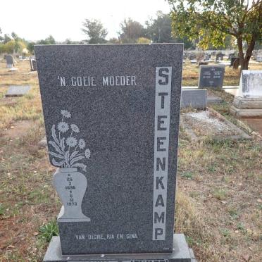 STEENKAMP Susanna C. nee SWART 1896-1973