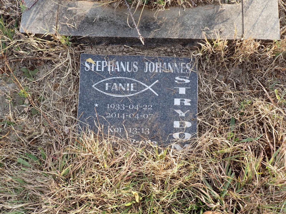 STRYDOM Stephanus Johannes 1933-2014