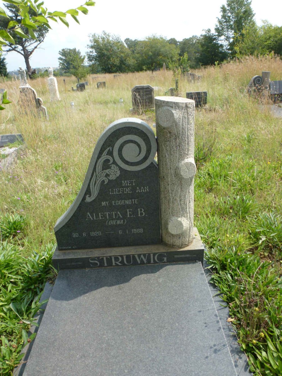 STRUWIG Aletta E.B. 1920-1988