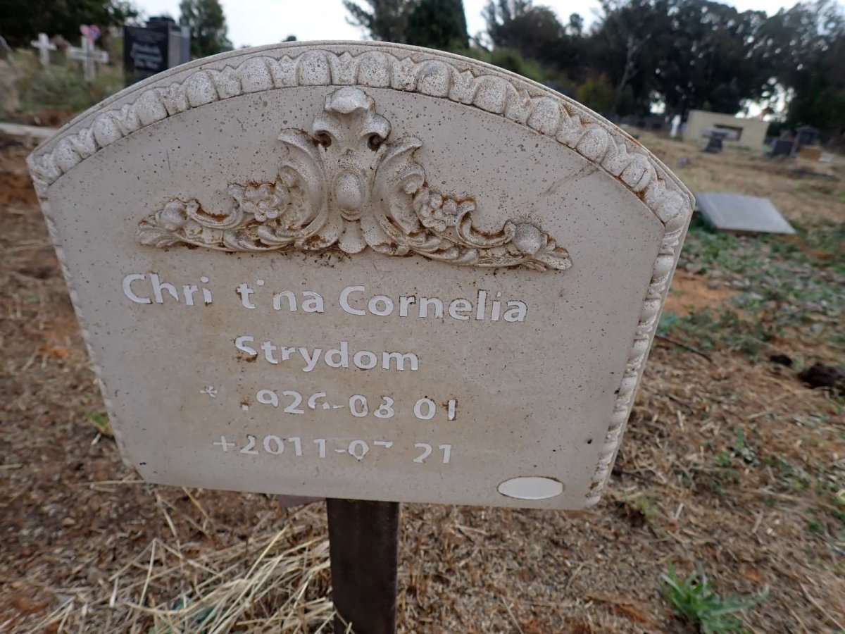 STRYDOM Christina Cornelia 1926-2011