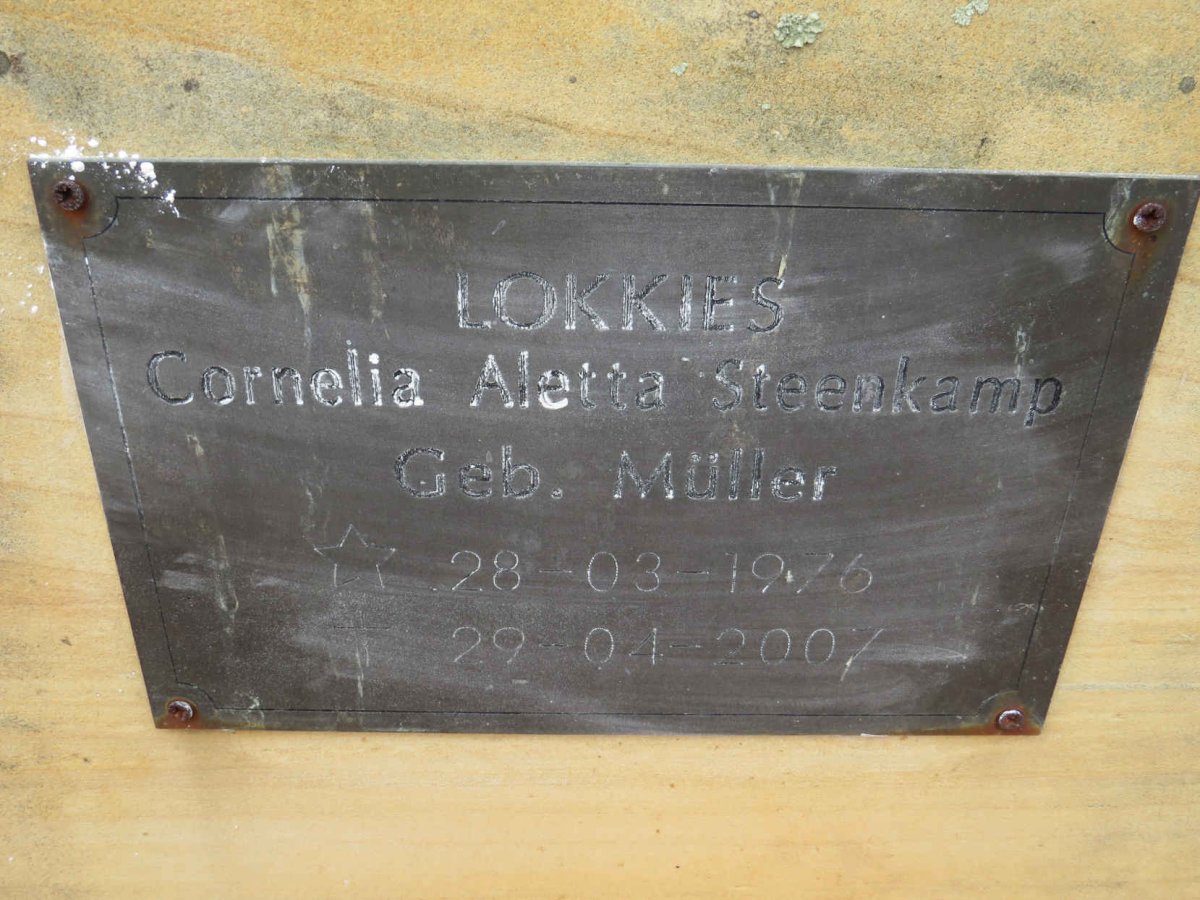 STEENKAMP Cornelia Aletta nee MULLER 1976-2007