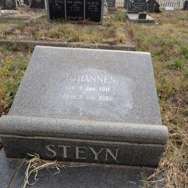 STEYN Johannes 1911-1962