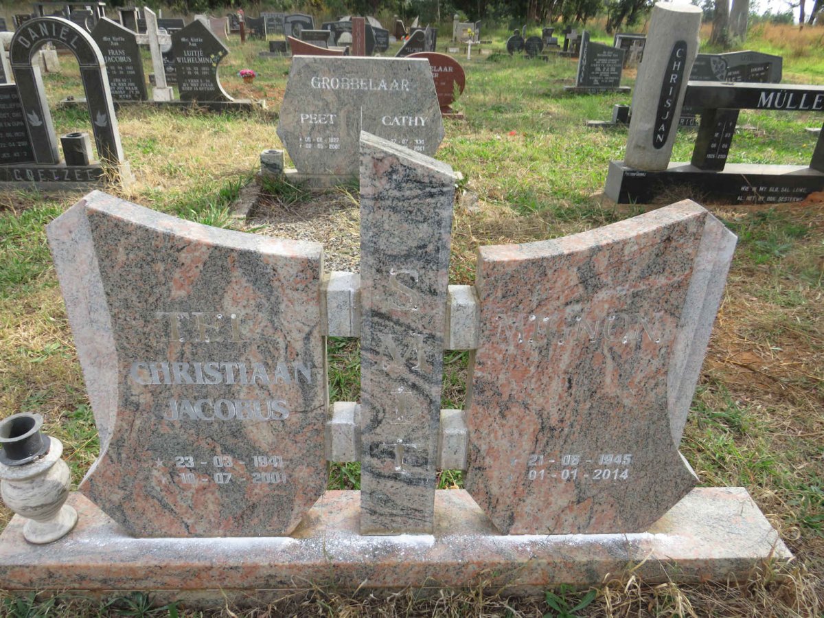 SMIT Christiaan Jacobus 1941-2001 & Mignon 1945-2014 