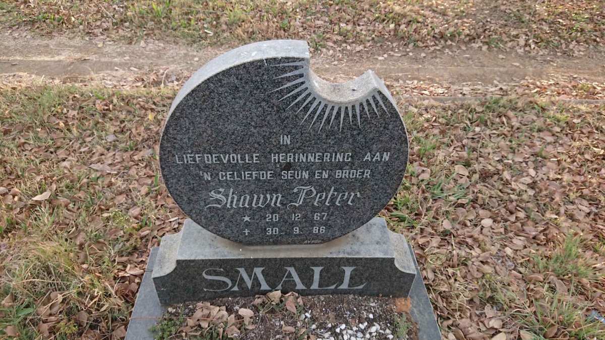 SMALL Shawn Peter 1967-1986