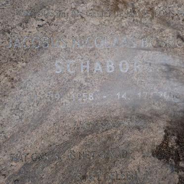 SCHABORT Jacobus Nicolaas Boshoff 1958-2008 _2