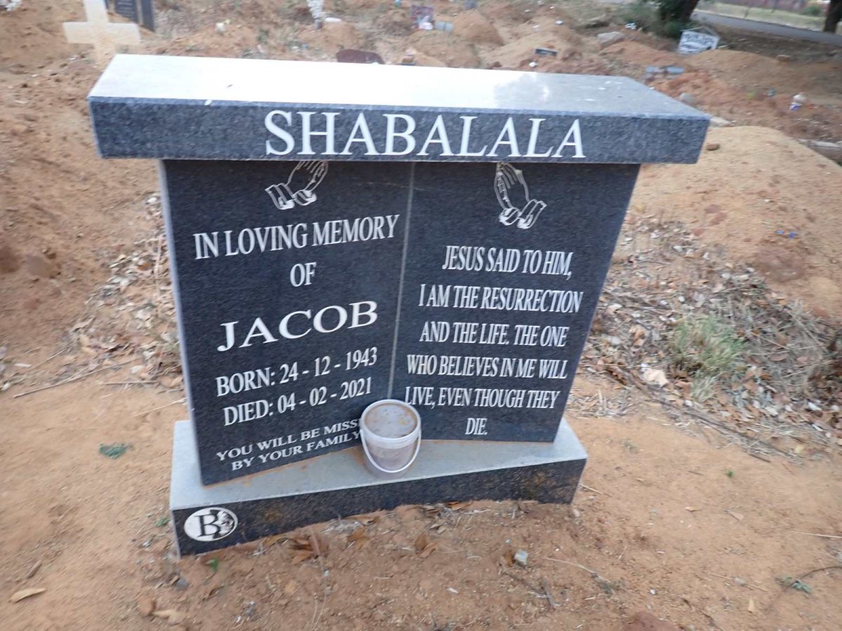 SHABALALA Jacob 1943-2021